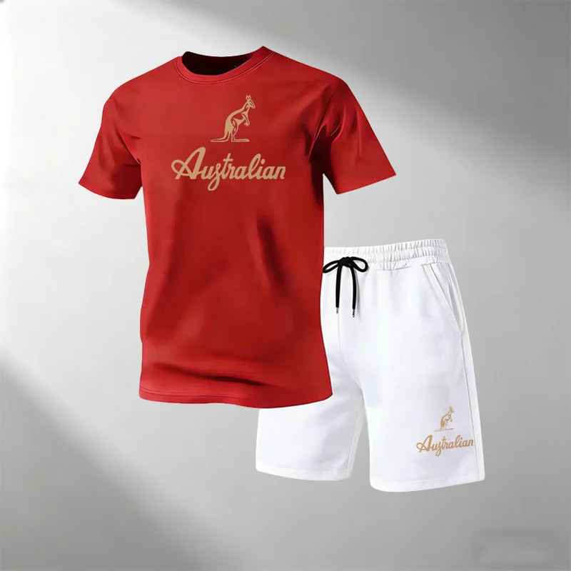Sports Equipment Set - Conjuntos de Camisetas de Fitness Masculinas