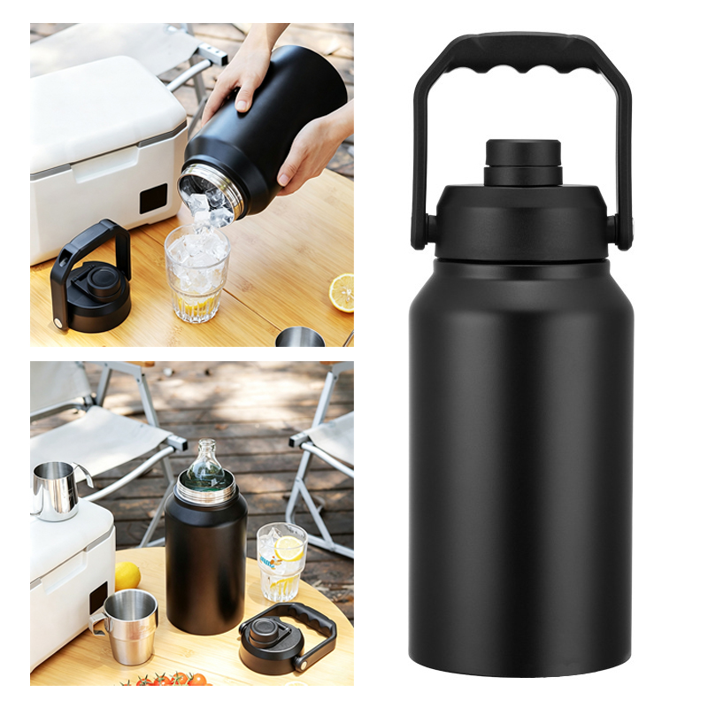 Sports Water Bottle Insulated - Garrafa Térmica Isolada com Tampa e