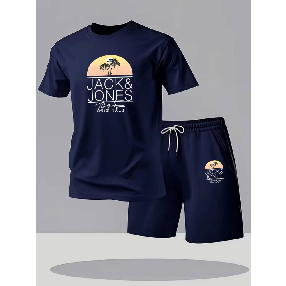 Sports Equipment Set - Conjuntos de Camisetas Fitness Masculinas Respiráveis