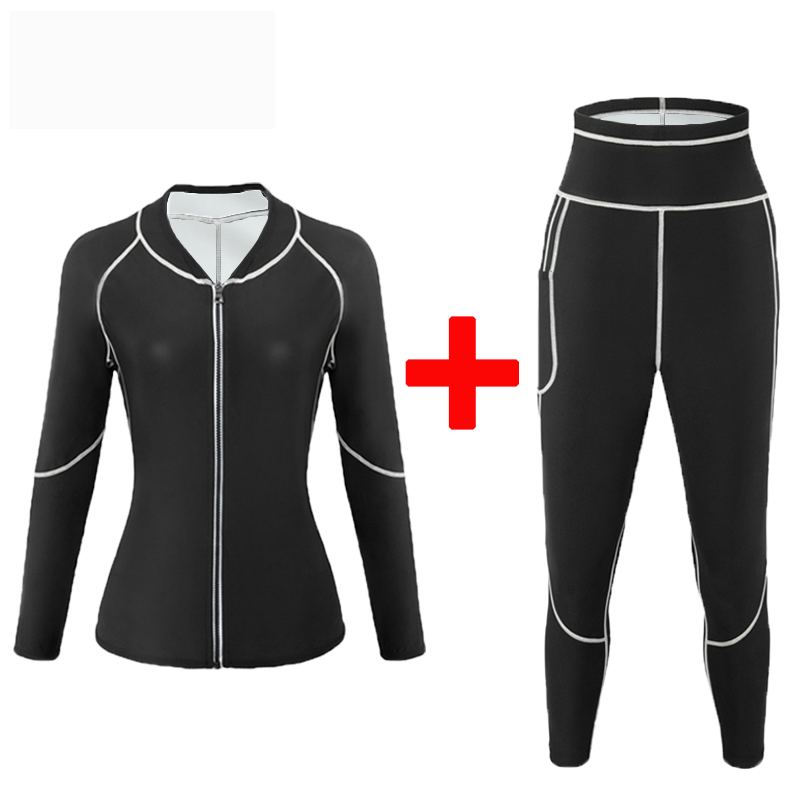 Sports Equipment Set - Ternos de sauna para mulheres conjuntos