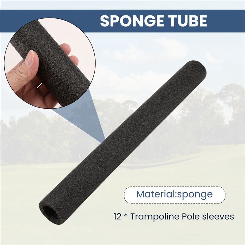6 Peças de Capas de Espuma Pro - Trampoline Spring Cover avaliação e preço