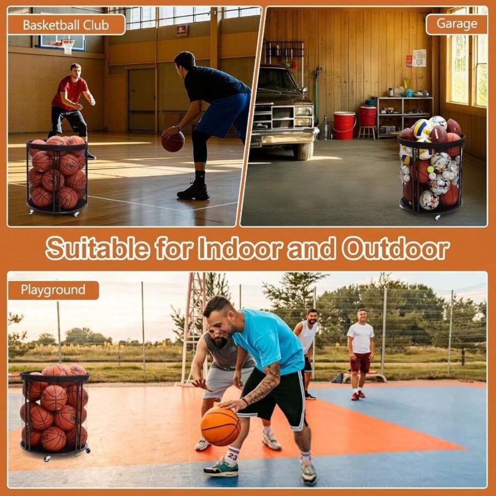 Carrinho Organizador de Bolas  - Sports Equipment Holder avaliação e preço