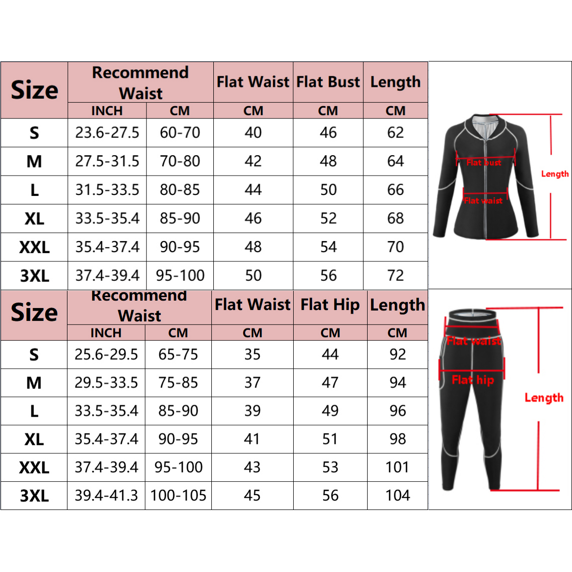 Ternos de sauna para mulheres  - Sports Equipment Set avaliação e preço